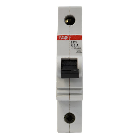 Abb S271-k8a Breaker Automático 1 Polo 8a Riel Din