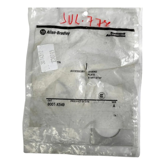 Allen-bradley 800t-x549 Placa Estandar