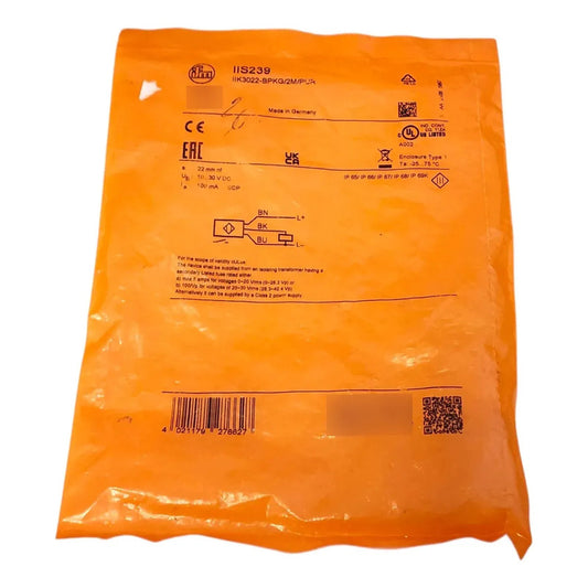 Ifm Iis239 Iik3022-bpkg/2m/pur Sensor