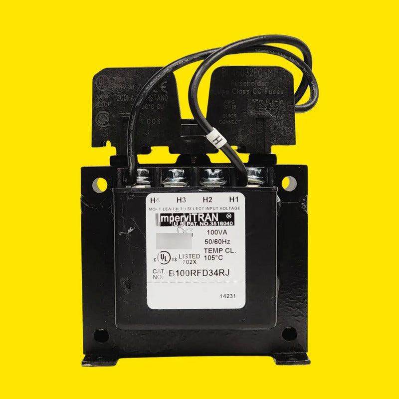 Transformador Micron B100rfd34rj Control 100va Negro