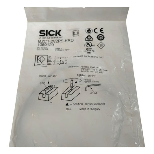 Sick Mzc1-2v2ps-krd Interruptor De Cilindro Magnéti 1060129