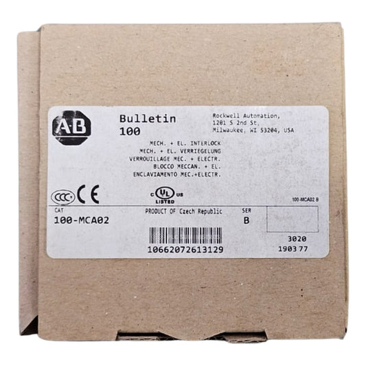 Allen-bradley 100-mca02 Enclavamiento Doble