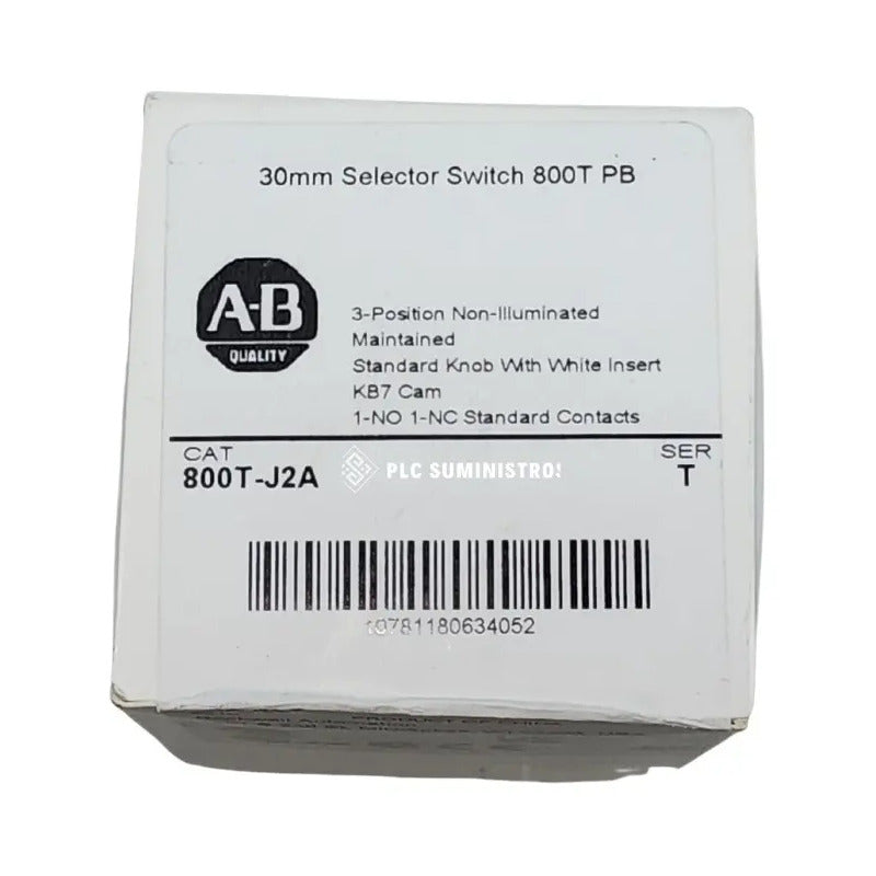 Allen-bradley 800t-j2a Selector 3 Posiciones Type 4/13