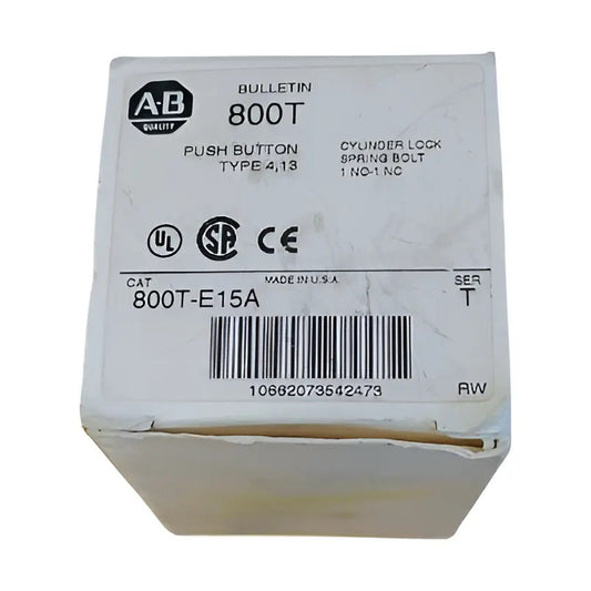 Allen-bradley 800t-e15a Cylinder Lock Spring Bolt Negro