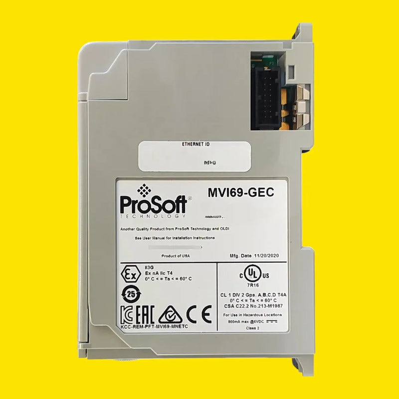 Prosoft Mvi69-gec | Interfaz Ethernet Ascii Compactlogix