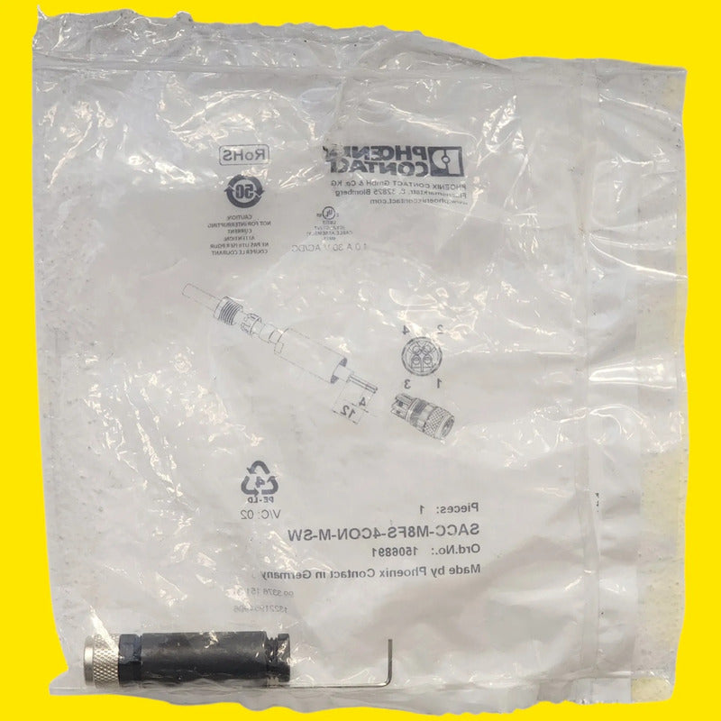 Phoenix Contact Sacc-m8fs-4con-m-sw Conector M8 1506891