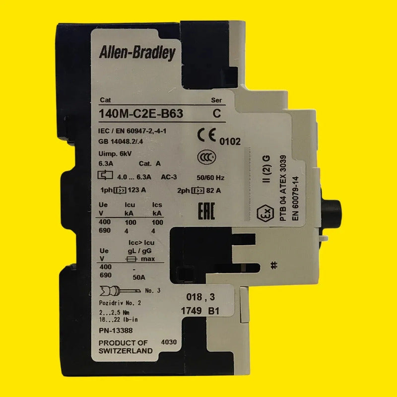 Allen-bradley 140m-c2e-b63 Guardamotor Termomagnético