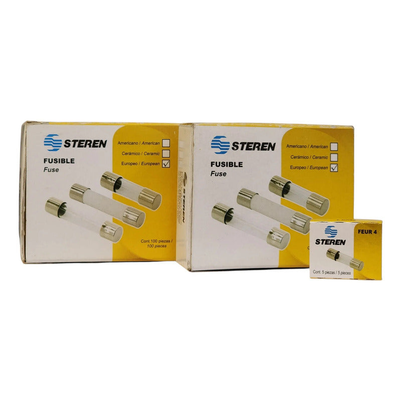 Steren Feur-4 Fusible Europeo Vidrio 4a 250v