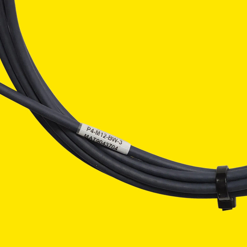 Gus Cf.ini-p4-m12-bw-3 Cable M12 Hembra 3 Metros Gris Oscuro