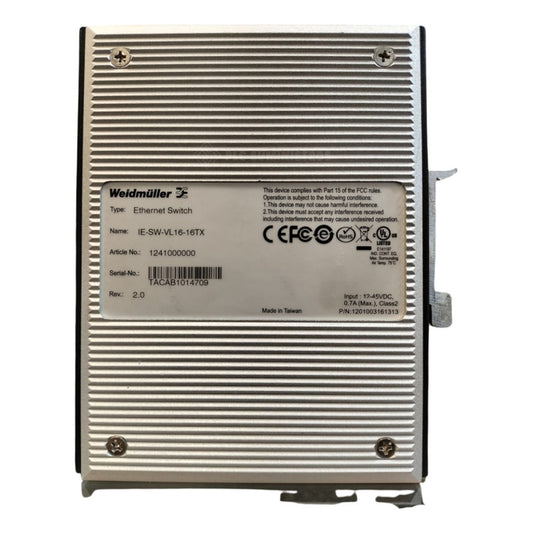 Weidmullerie Ie-sw-vl16-16tx 1241000000 Switch Autogestionab