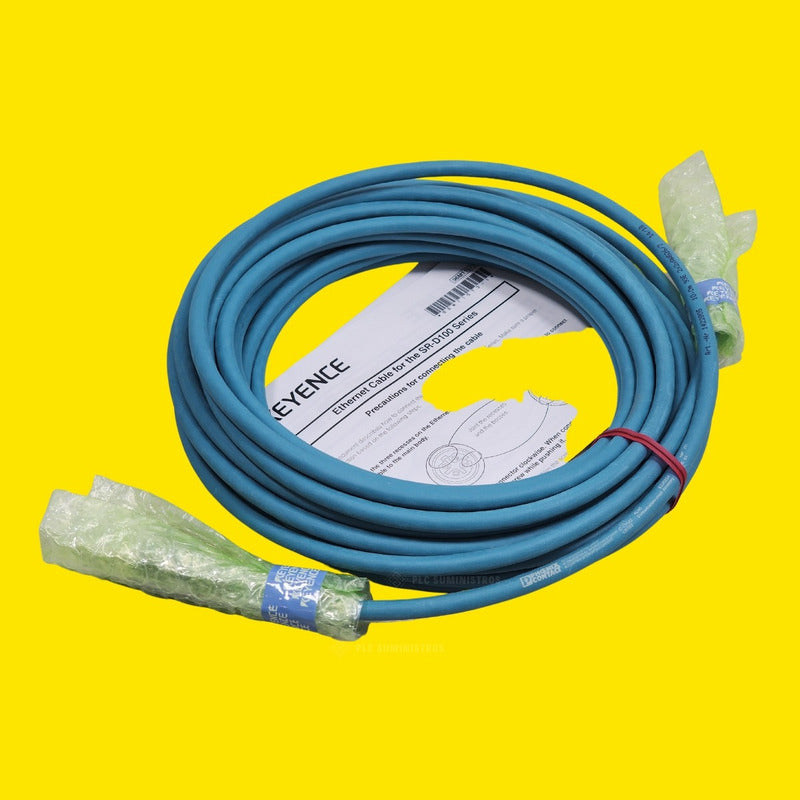 Op-87232 Keyence Cable Ethernet Para Lector De Código 10 Mt