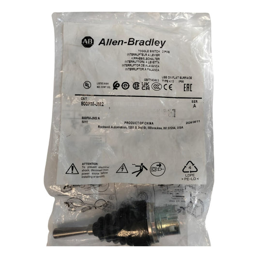 Alllen Bradley 800fm-jm2 Toggle Switch