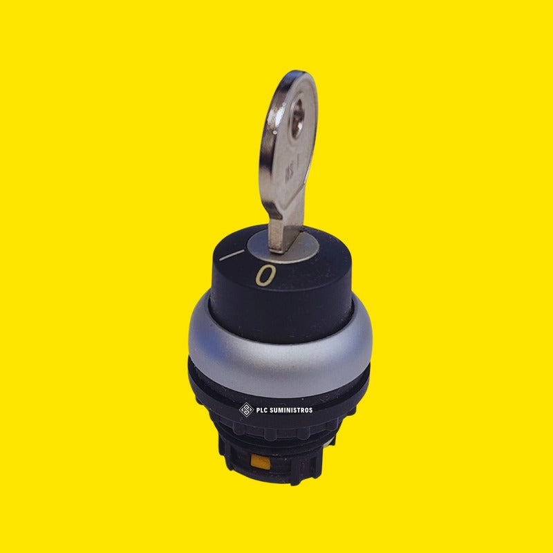 Eaton Moeller Botón Con Llave M22-wsq Negro Y Plateado
