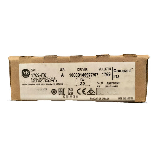 Allen-bradley 1769-it6 Compactlogix Módulo Plc