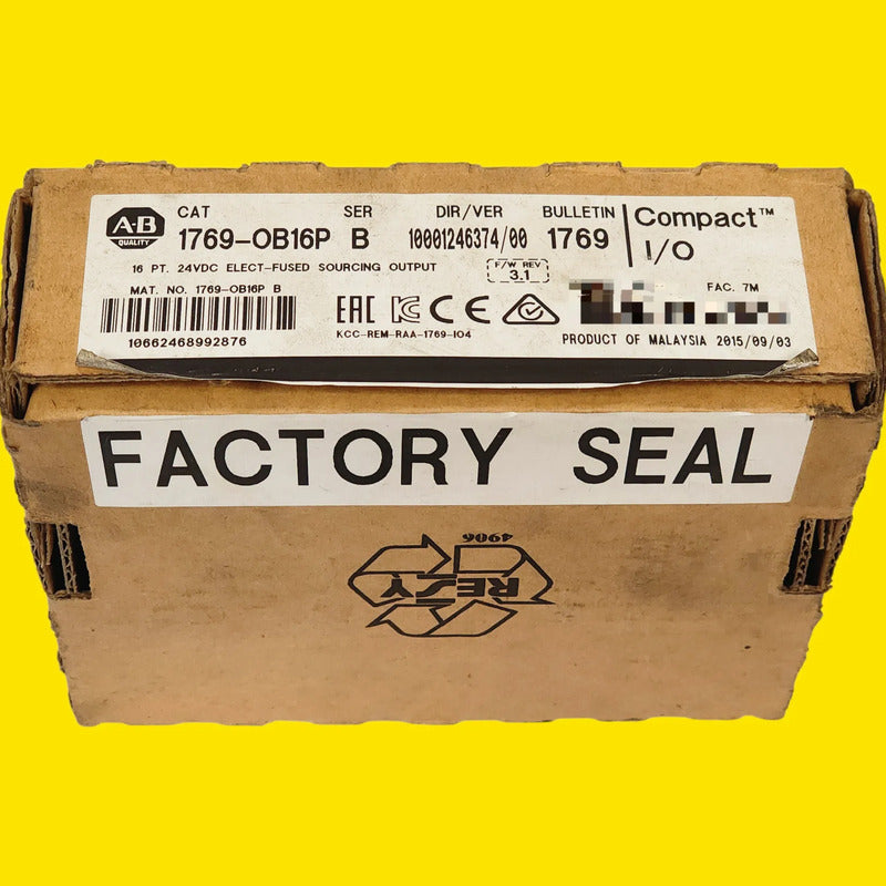 Allen-bradley 16pt 24vdc Elect-fused 1769-ob16p