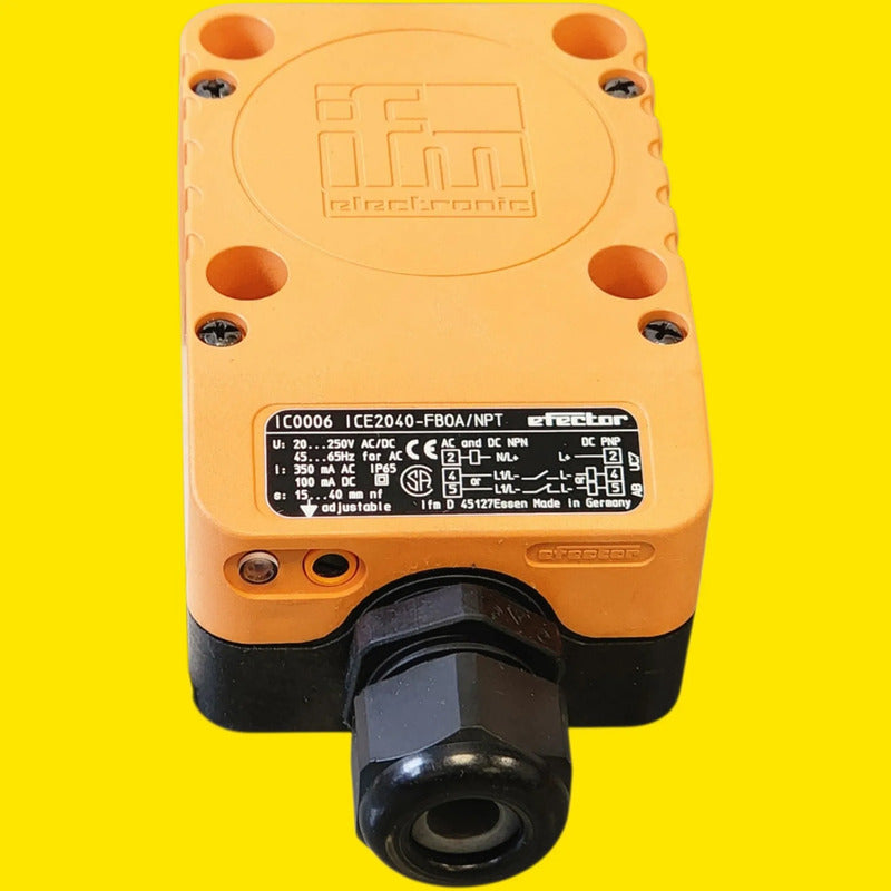 Ifm Ic0006 Ice2040-fboa/npt Sensor Inductivo