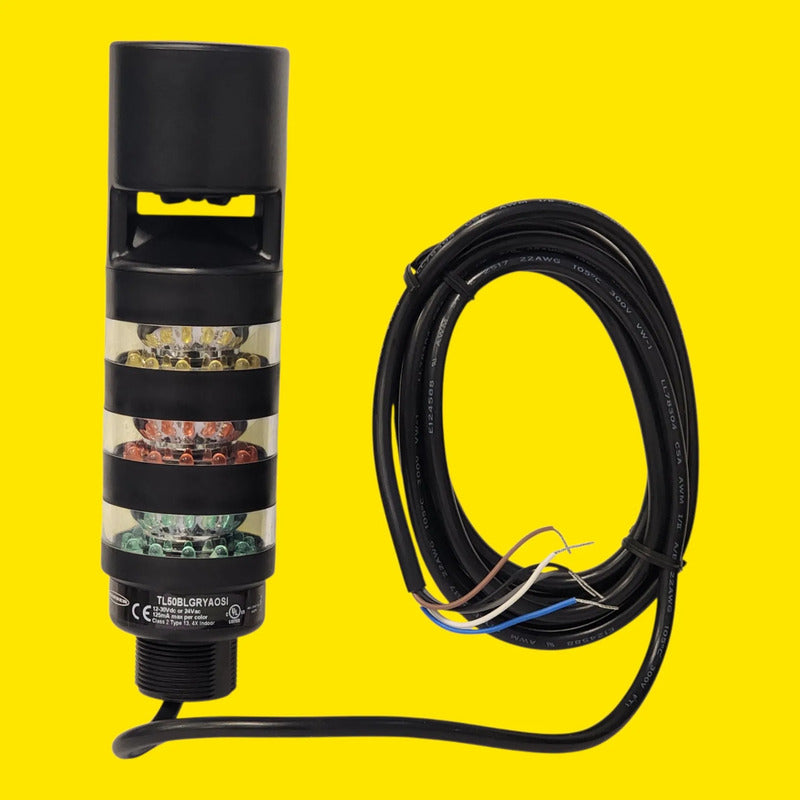 Banner 94535 Tl50blgryaosi Torre Luz 4 Colores 18-30vdc Audi Negro