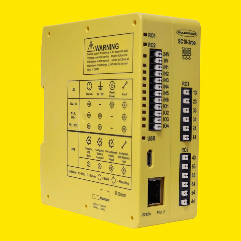 Banner Sc10-2roe 806222 Controlador De Seguridad