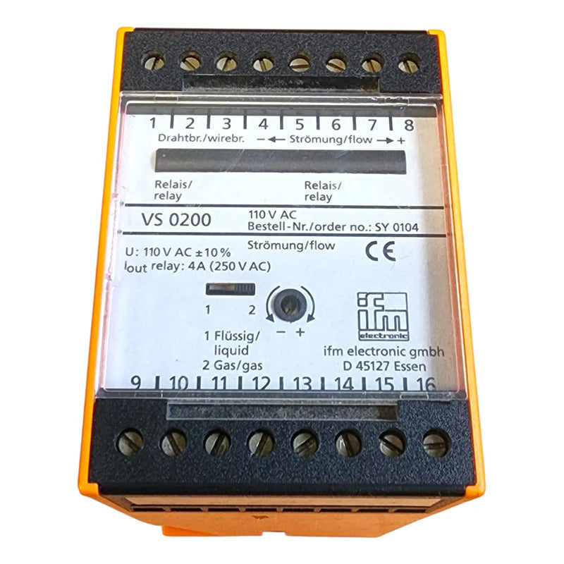 Ifm Electronics Vs0200 Módulo Amplificador Naranja