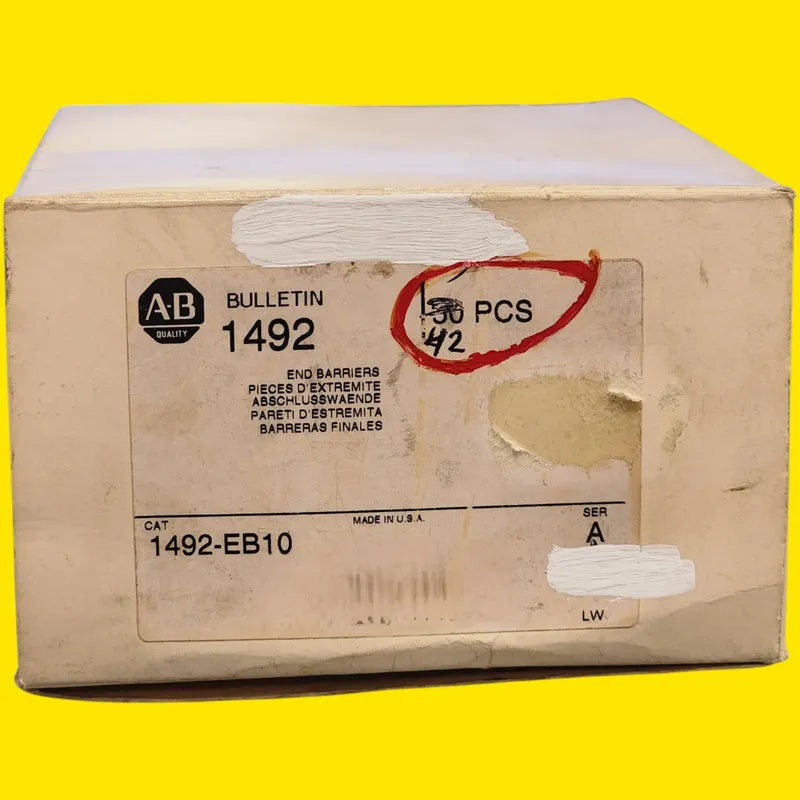 Allen-bradley 1492-eb10 Tapa Para Clema