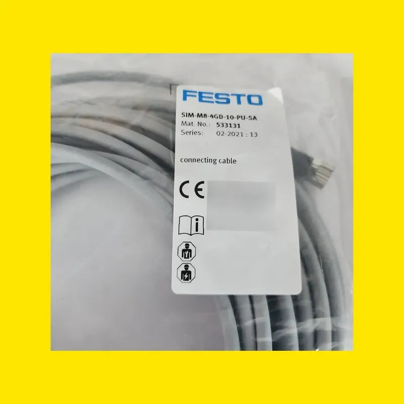 Festo - Festo Cable Conector Sim-m8-4gd-10-pu-sa. Nuevo