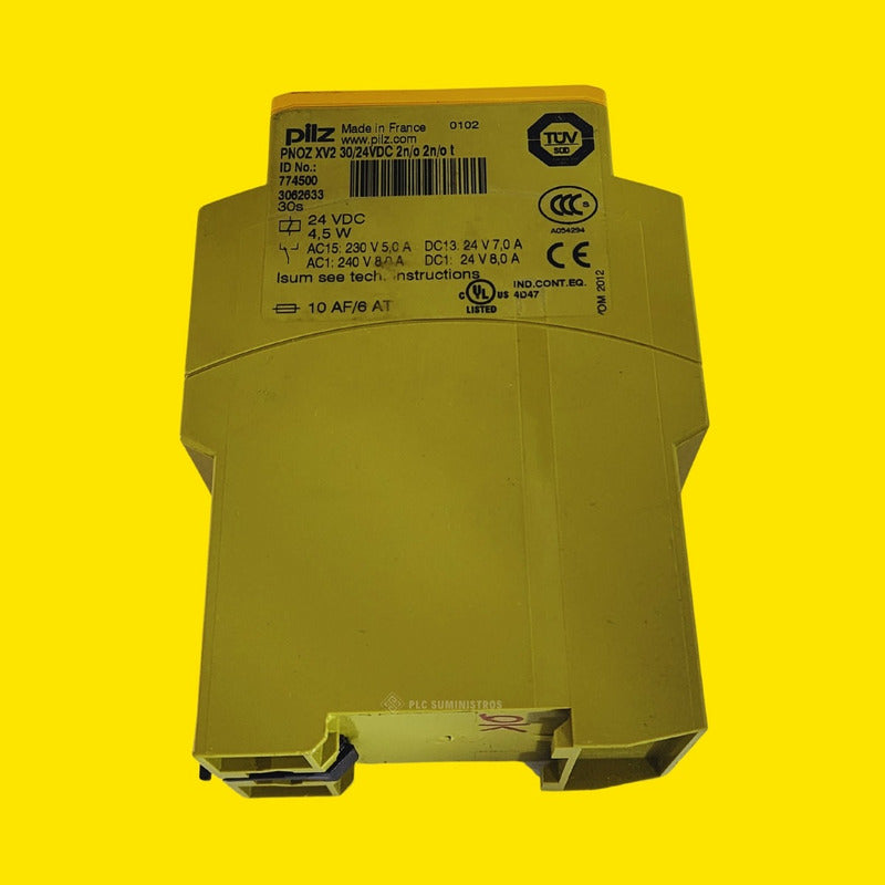 Pilz Pnoz Xv2 30/24vdc 2n/o 2n/o T 774500 Rele De Seguridad