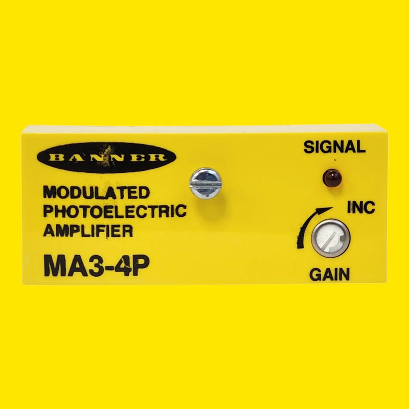 Amplificador Fotoeléctrico Modulado Banner Ma3-4p 25218