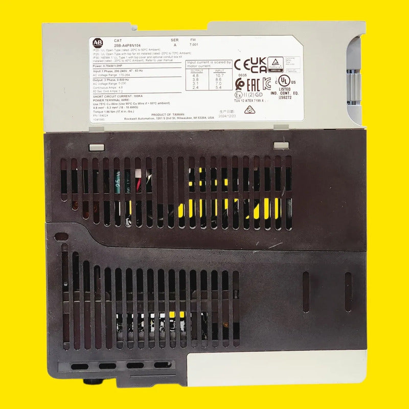 Variador Allen Bradley 25b-a4p8n104 Powerflex 525 1hp