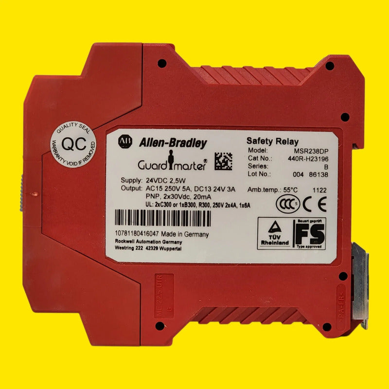 Allen-bradley 440r-h23196 Rele De Seguridad Msr238dp 24v