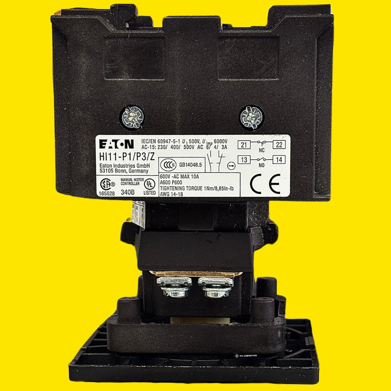 Eaton P1-25/v/svb-sw/n/hi-11/h-p1 Interruptor De Bloqueo Negro
