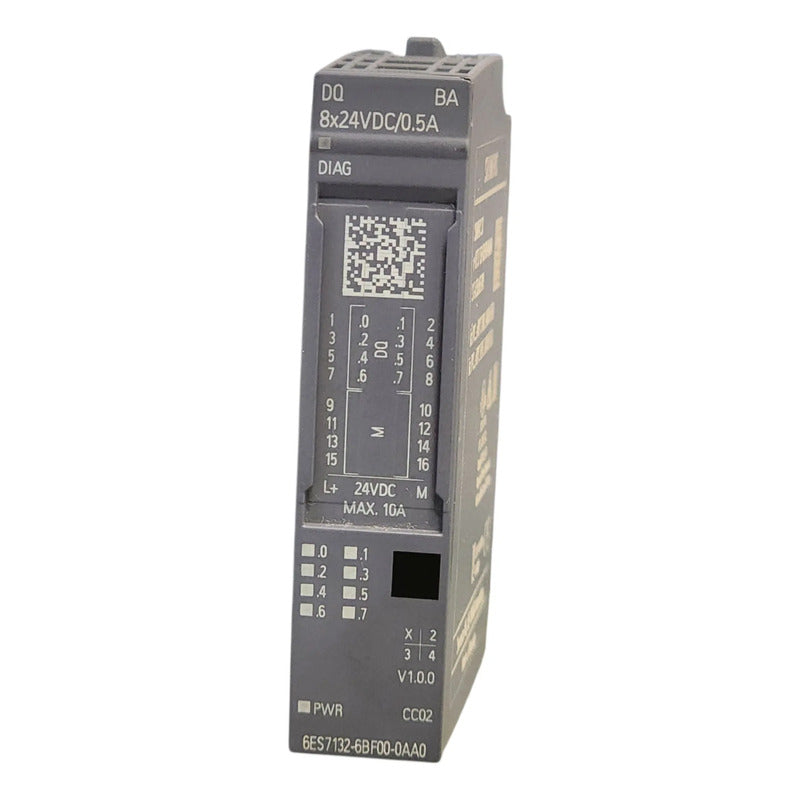 Siemens 6es7132-6bf00-0aa0 Módulo 8 Salidas 24 Vcc