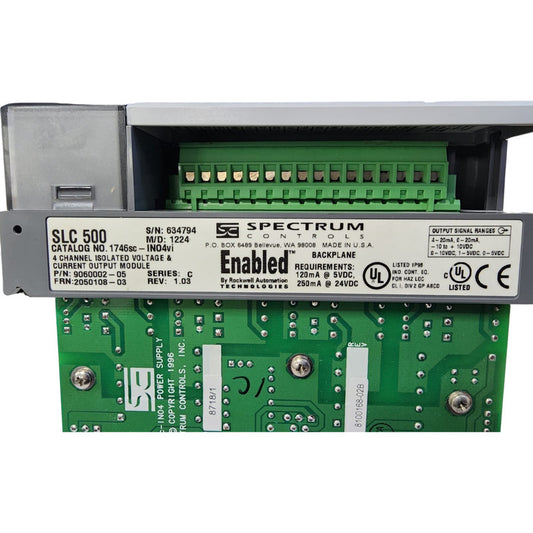 Spectrum Controls 1746sc-in04vi Modulo De Salidas Analogicas