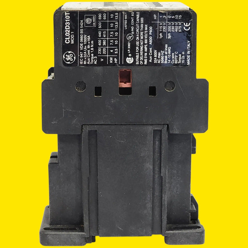 General Electric Cl02d310t Contactor Industrial Trifásico