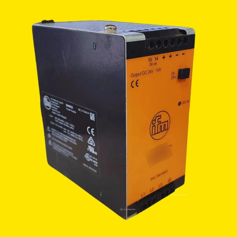 Ifm Dn4033 Power Supply 24 Vdc 10 Amp Input 3 Ac 380-480v