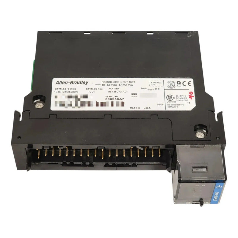 Allen Bradley 1756-ib16isoe Input Safety 16pts Controllogix