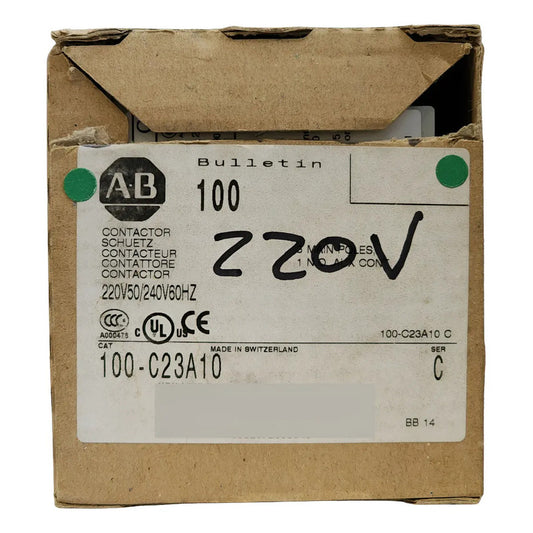 Contactor Allen-bradley 100-c23a10 23a 3 Polos 220v Ac