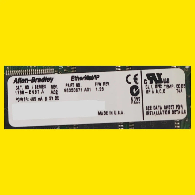 Allen-bradley 1788-enbt Tarjeta Ethernetip Flexlogix