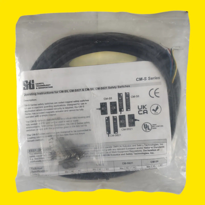 Sti Omron 44536-0505 Cm-s5pc5 Sensor Seguridad Ip67