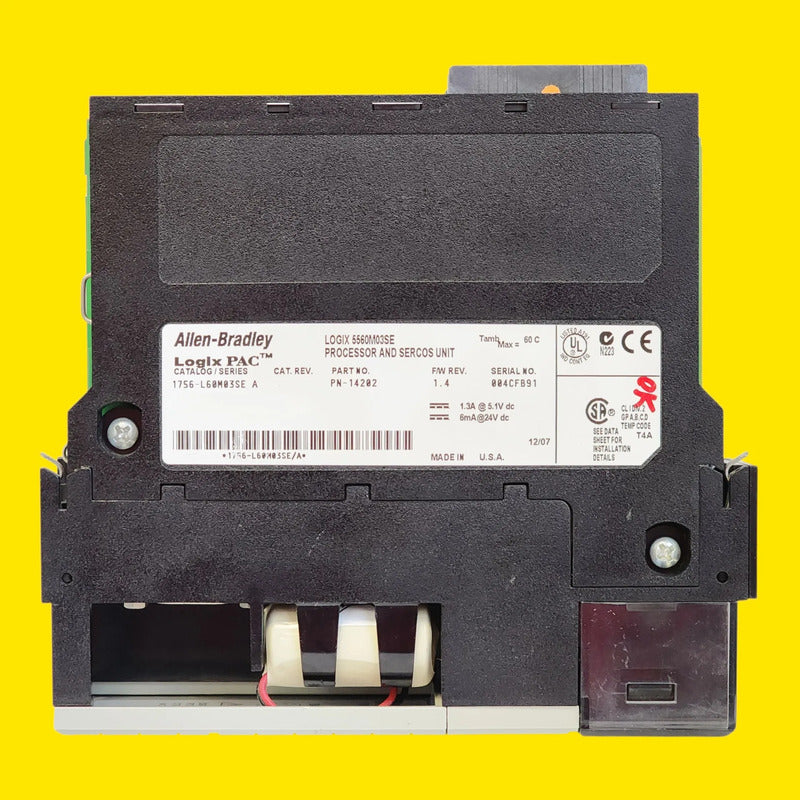 Allen Bradley 1756-l60m03se Procesador Sercos Controllogix