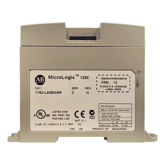 1762-l40bwar Allen-bradley | Micrologix 1200 Doble Puerto