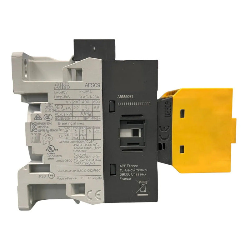 Abb Afs09-30-22-11 Contactor De Seguridad Industrial