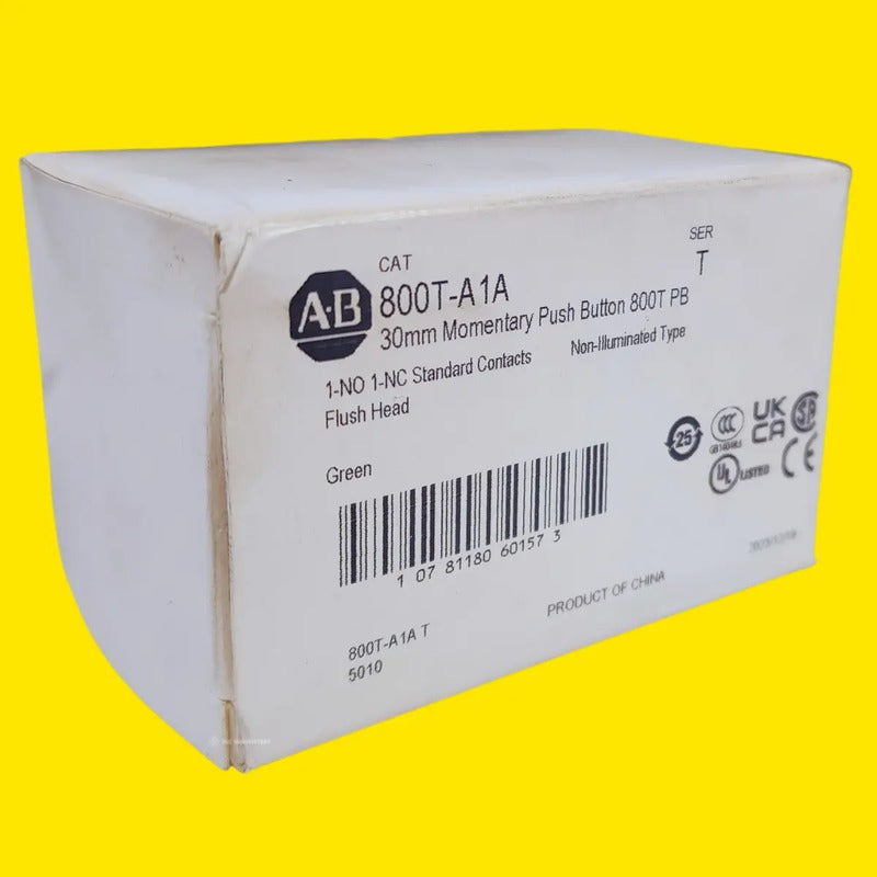 Allen-bradley 800t-a1a Botón Pulsador 30mm Verde