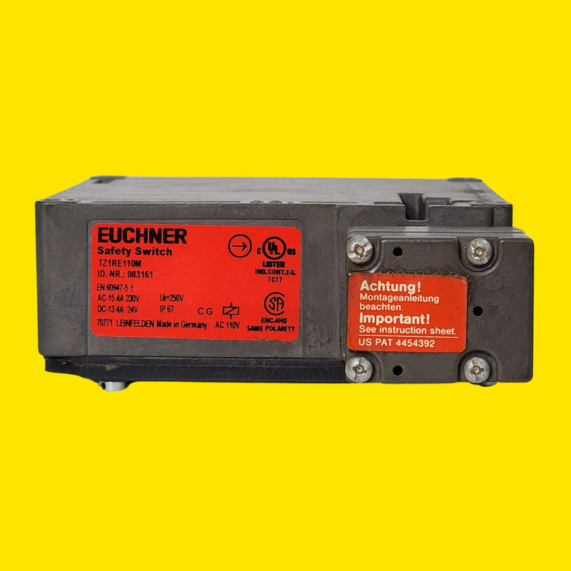Euchner Tz1re110m Interruptor De Seguridad Con Bloqueo Negro