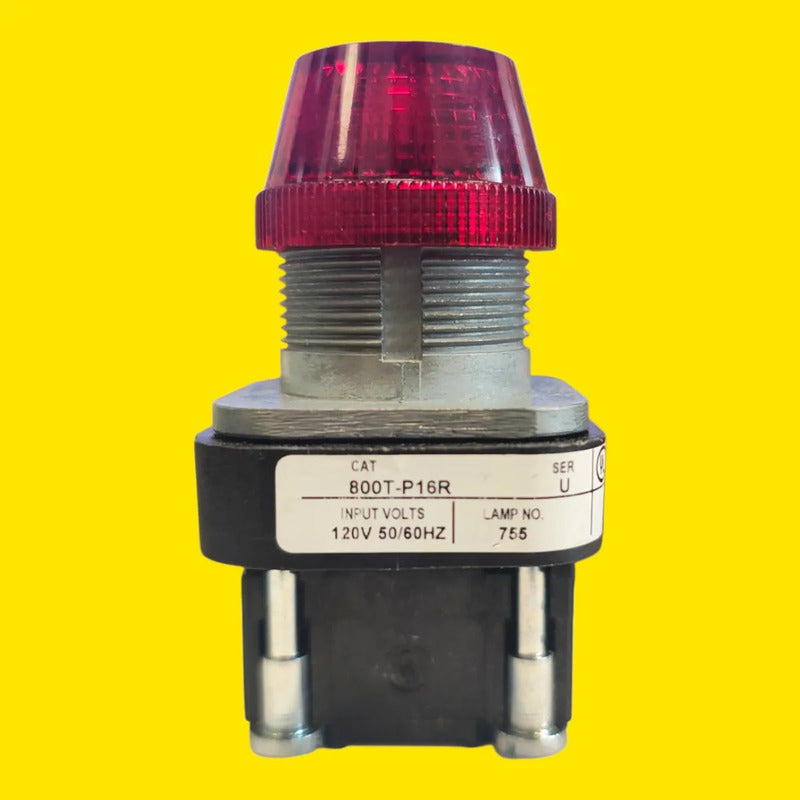 Allen-bradley 800t-p16r Luz Piloto Roja 120v Ac