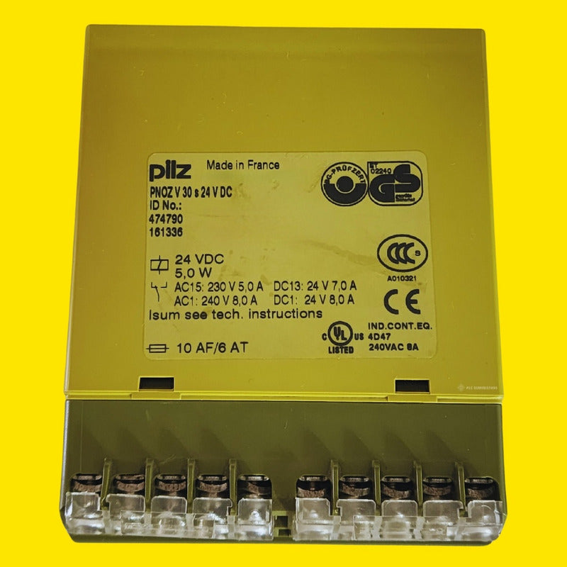 Pilz Pnoz V 30 S  24v Dc Relay 474790