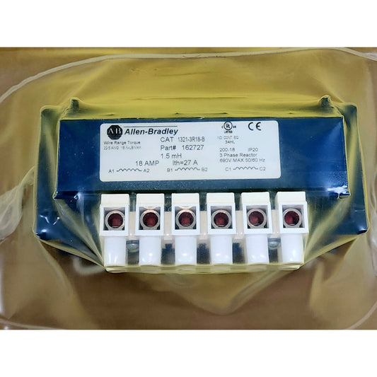 Allen-bradley 1321-3r18-b Line Reactor 27a 1.5mh. Nuevo