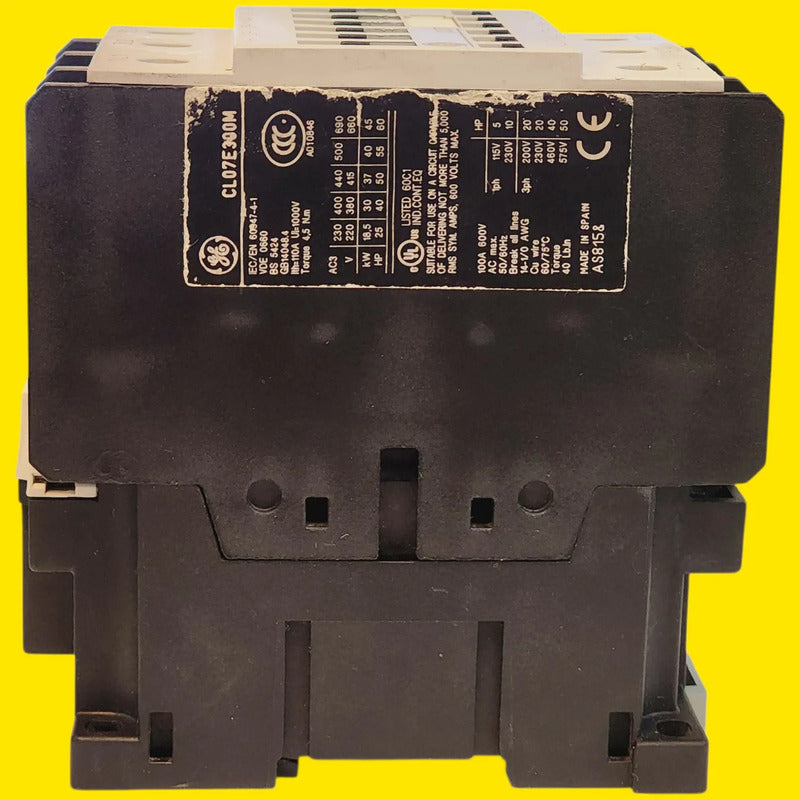 General Electric Cl07e300m Contactor 220-230v Plc