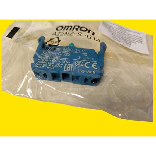 Omrom A22nz-s-g1a Contacto Para Pulsador Azul