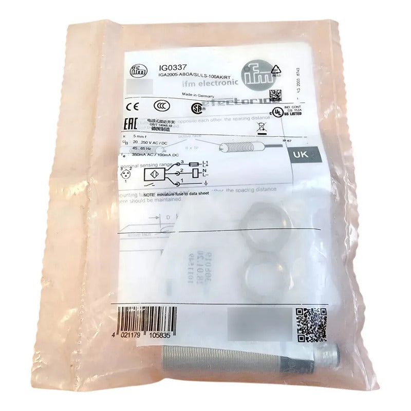 Ifm Ig0337 Sensor Inductivo De Proximidad