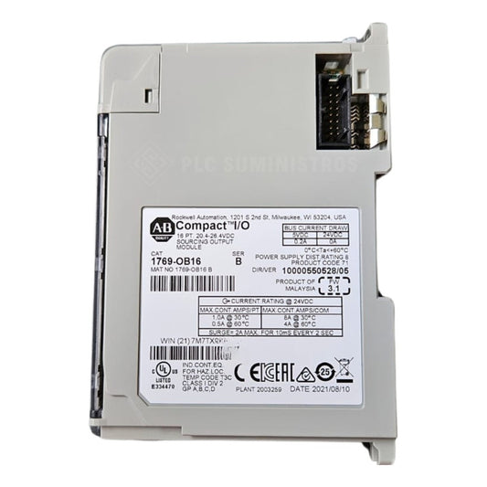 Allen Bradley Compact Logix Modulo 16 Salidas  1769-ob16